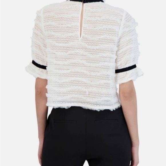 NWT BCBG Maxazria black and white top size XS - Picture 13 of 13